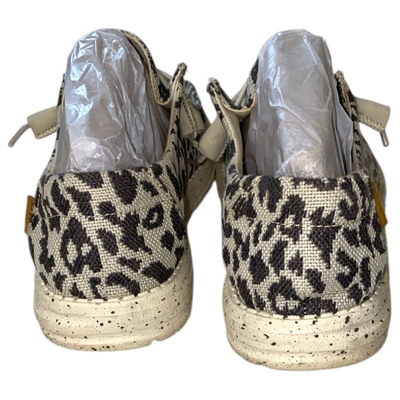 Hey Dude Wendy Cheetah Gray Print Women’s Size 8.5 EUC - Picture 5 of 7